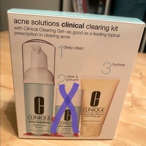 Clinique Acne Solutions partial kit